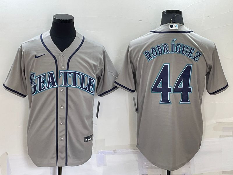 Men Seattle Mariners #44 Rodriguez Grey Game Nike 2022 MLB Jersey->boston red sox->MLB Jersey